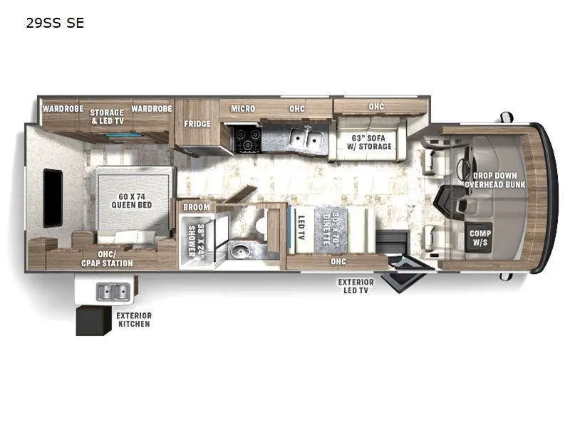 Coachmen Encore SE 29SS floorplan
