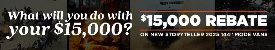 Storyteller Overland Rebate