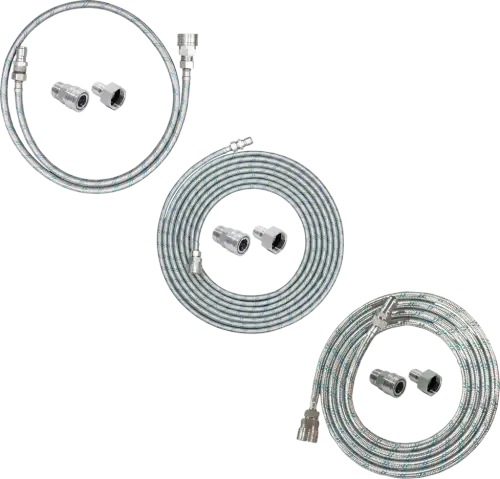 Stainless Steel Hoses with Quick Connect