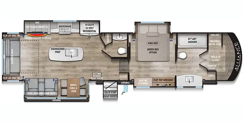 Alliance RV Paradigm 370FB Fifth Wheels for Sale | General RV Center