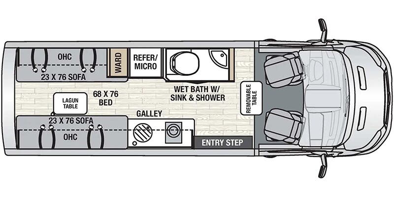 2026 Coachmen Beyond 22D AWD floorplan