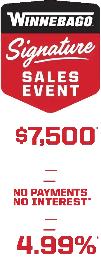 Winnebago Factory Sales Event
