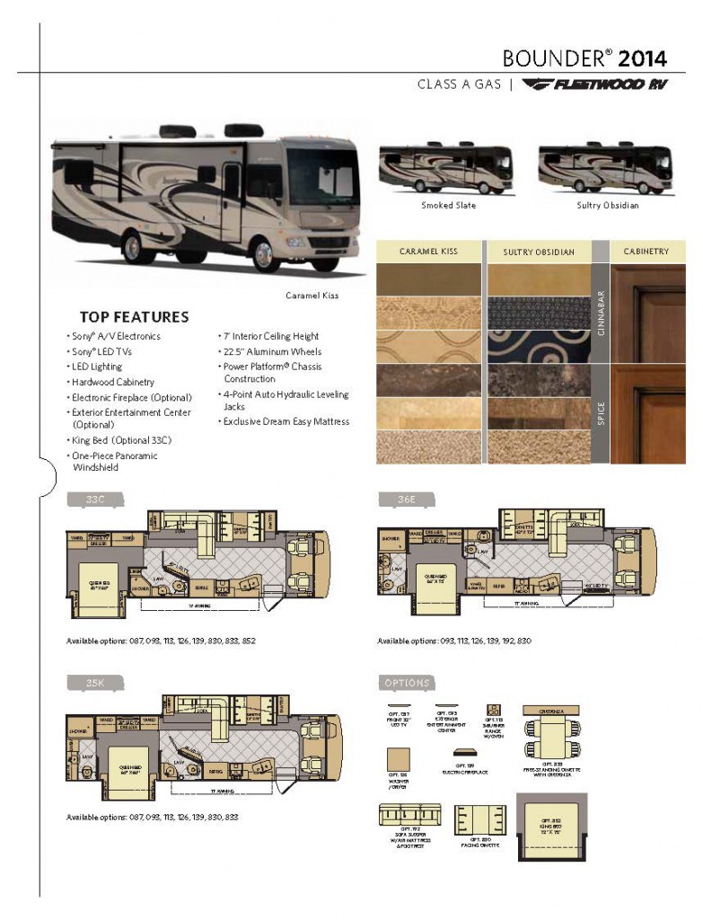 Fleetwood Motorhomes| 2014 Fleetwood Bounder At General RV