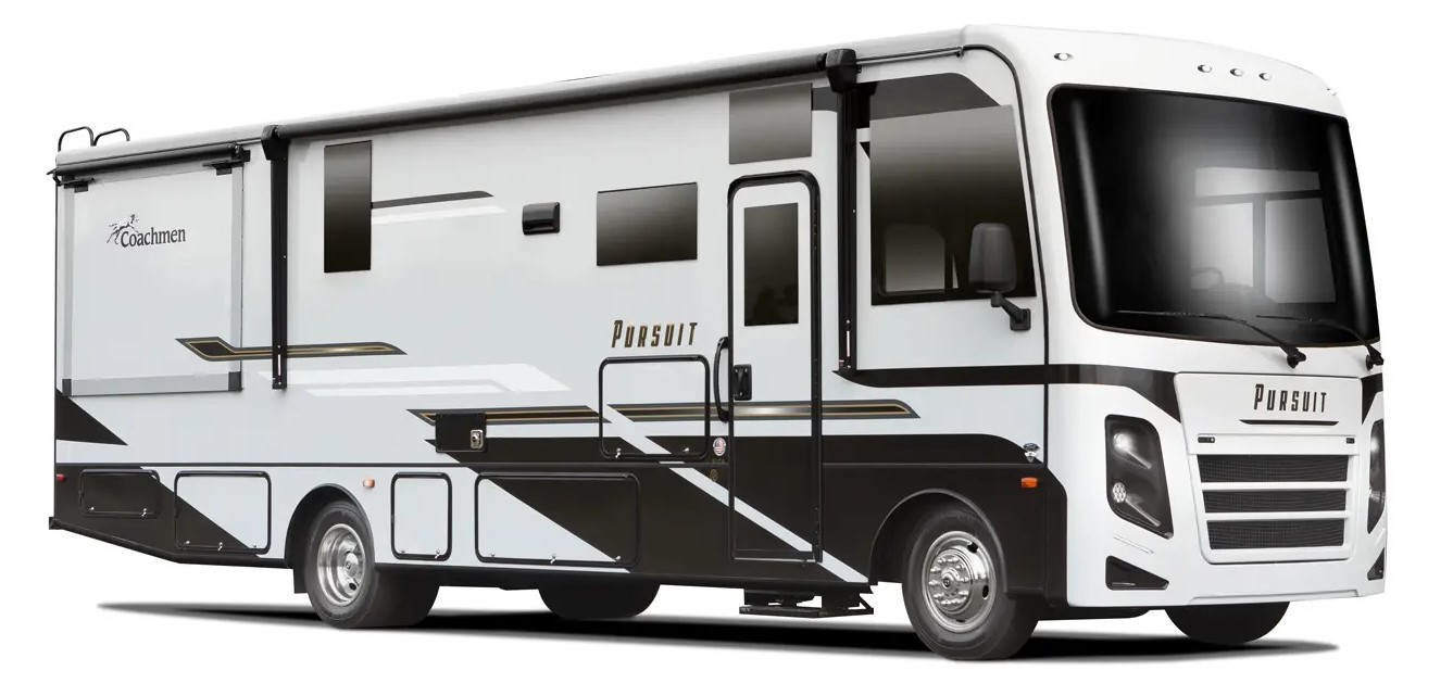 This image has an empty alt attribute; its file name is Coachmen-RV-Pursuit-31ES-exterior.jpg