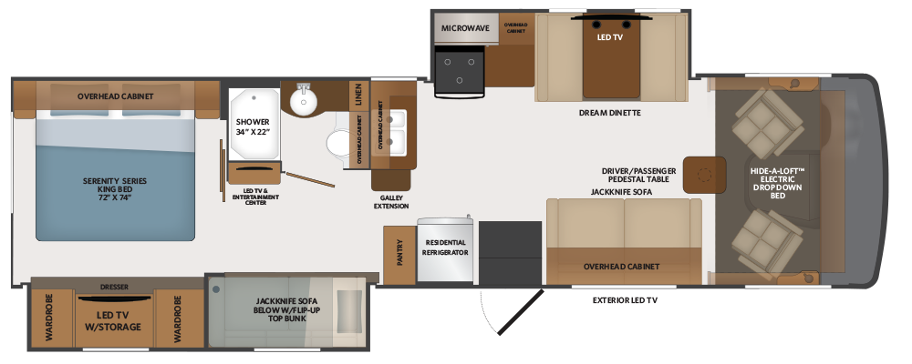 This image has an empty alt attribute; its file name is Fleetwood-RV-Flair-33B6-floorplan.png