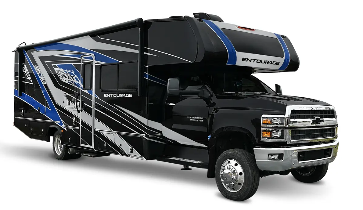 This image has an empty alt attribute; its file name is Coachmen-Entourage-330DS-Exterior-1.png