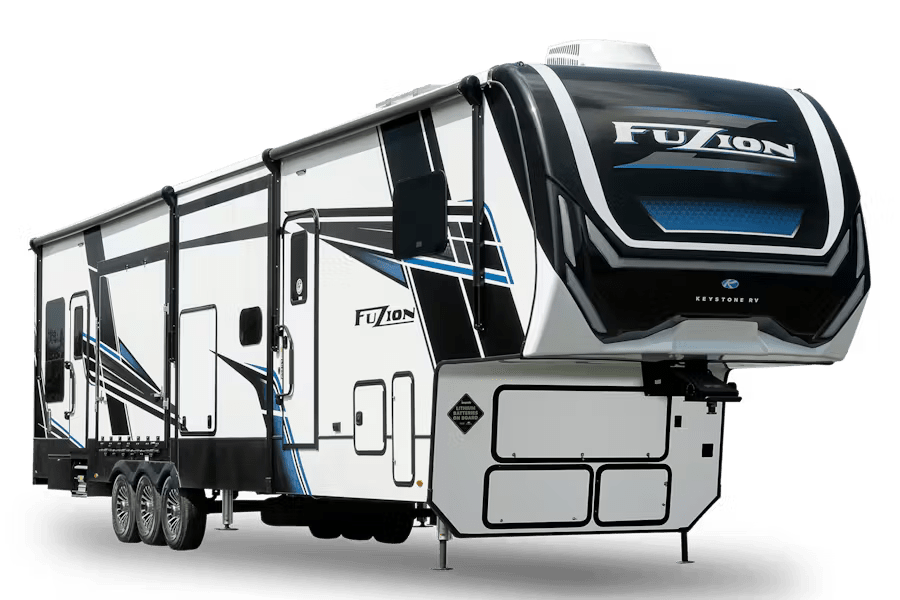 This image has an empty alt attribute; its file name is Keystone-RV-Fuzion-425-exterior-1.png